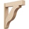 Ekena Millwork 8-in W x 36-in D x 40-in H Funston Block Rough Cedar Woodgrain TimberThane Outlooker, Primed Tan OUTUR080X36X40FST44RCPR - alternate 1
